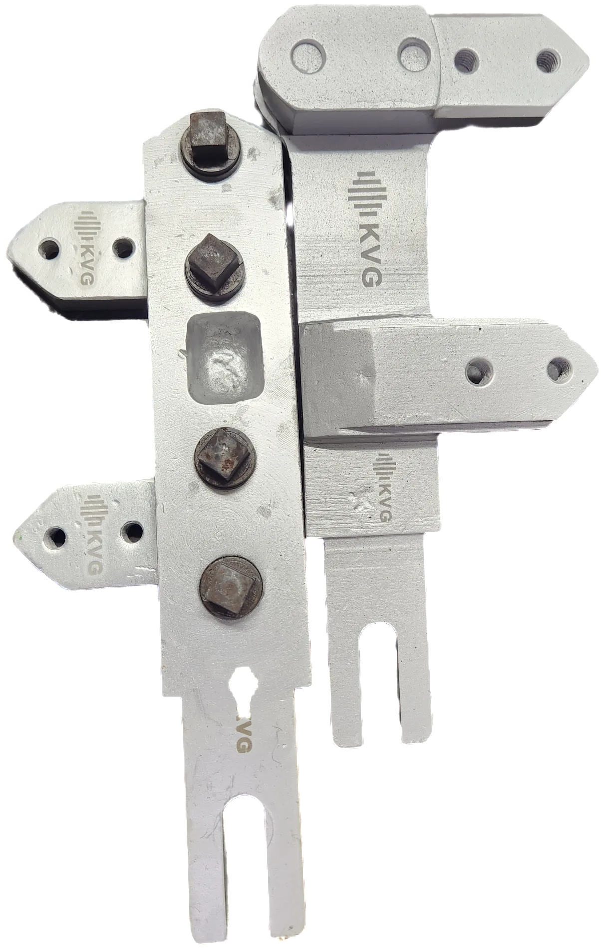 Shear Shanks for IS-Machine Feeders for container glass IS machines, manufactured by KVG Enterprises